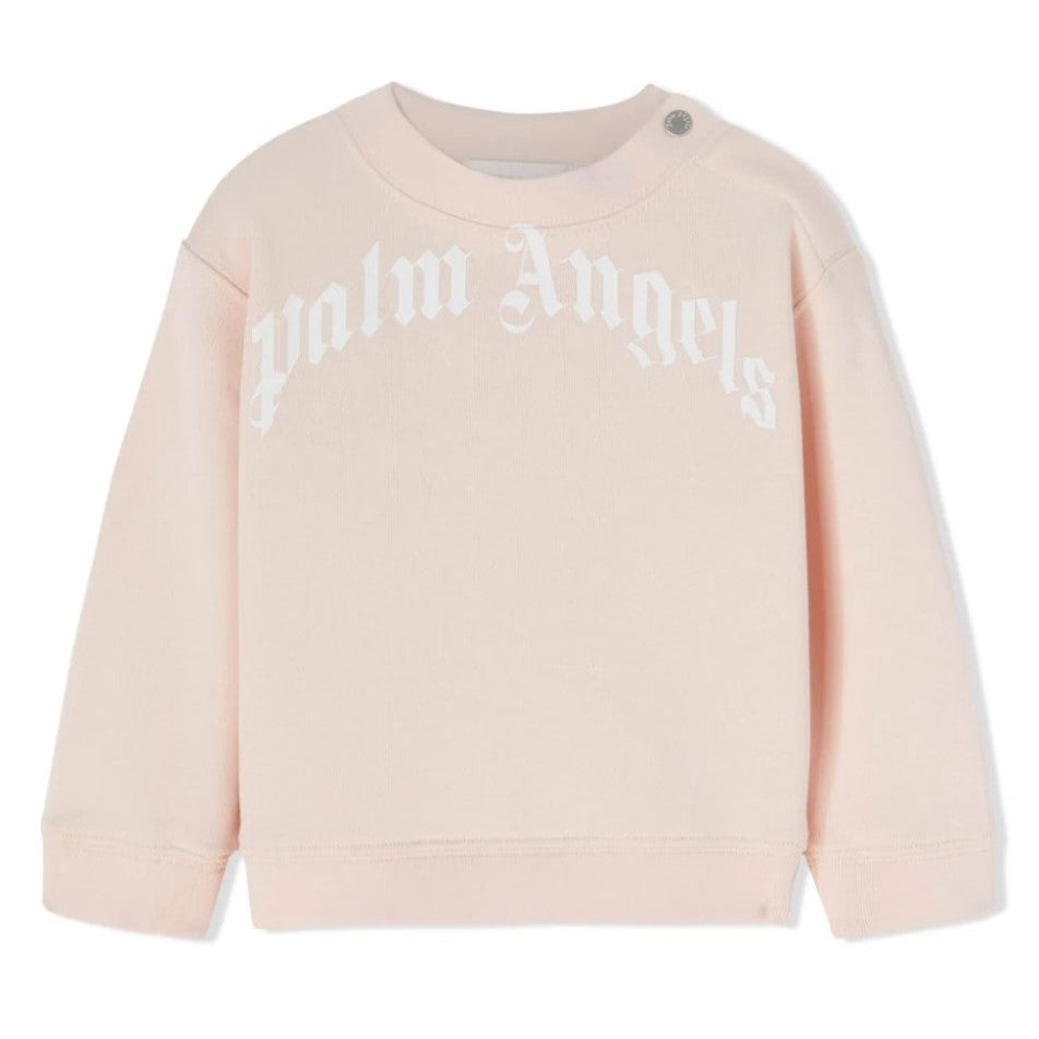 palm-angels-pgxc001f23fle0033301-Pink Logo Sweatshirt