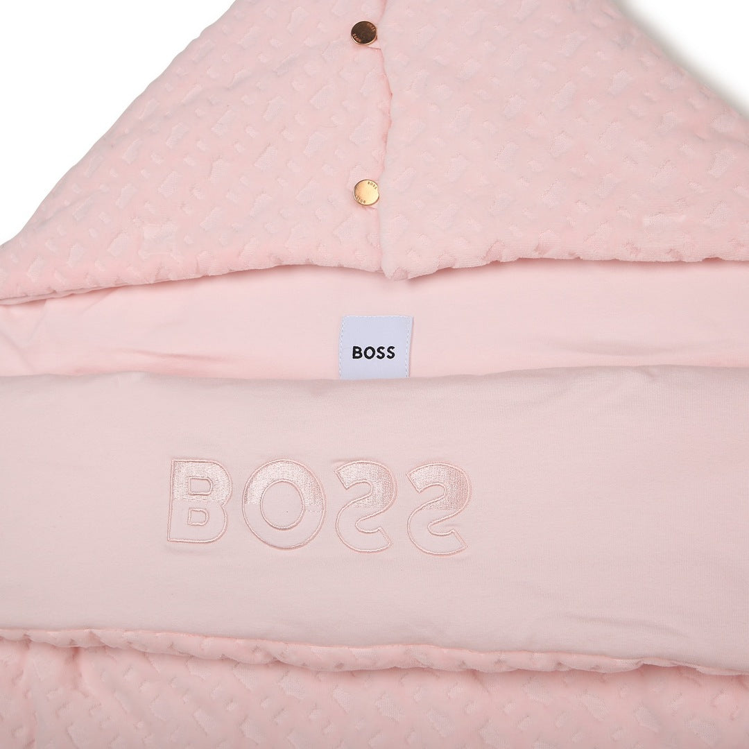 boss-j90349-44l-Pale Pink Monogram Baby Nest