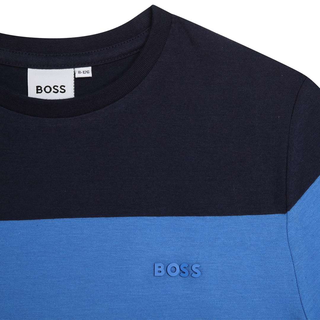 boss-j25o82-846-Navy Blue T-Shirt