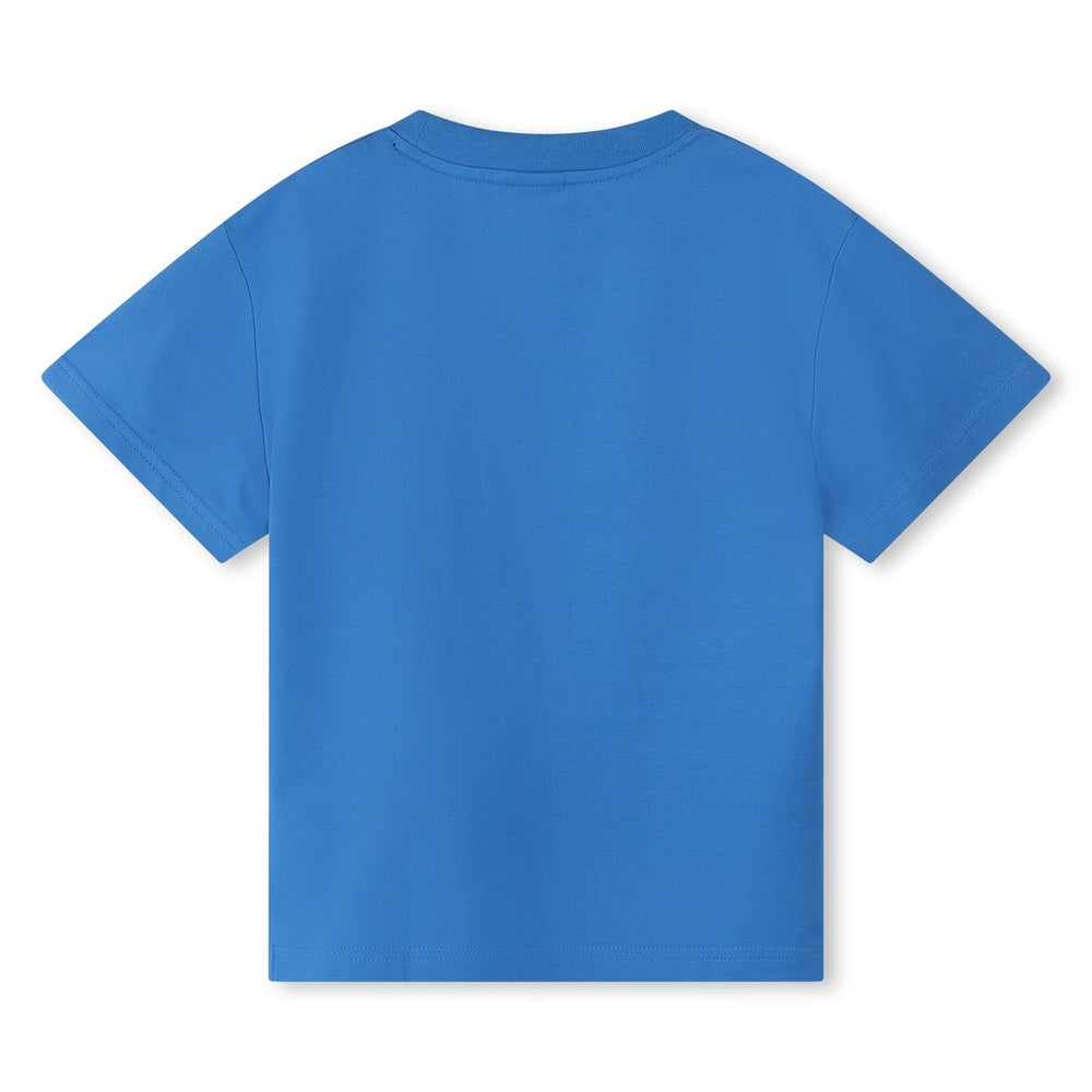 boss-j25o71-846-Blue Cotton Piqué T-Shirt