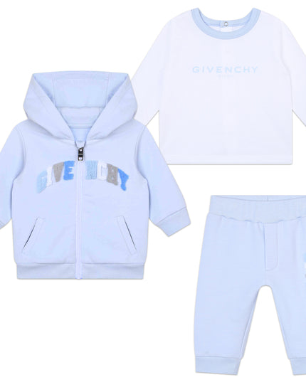 givenchy-h98179-771-Light Blue Logo Tracksuit