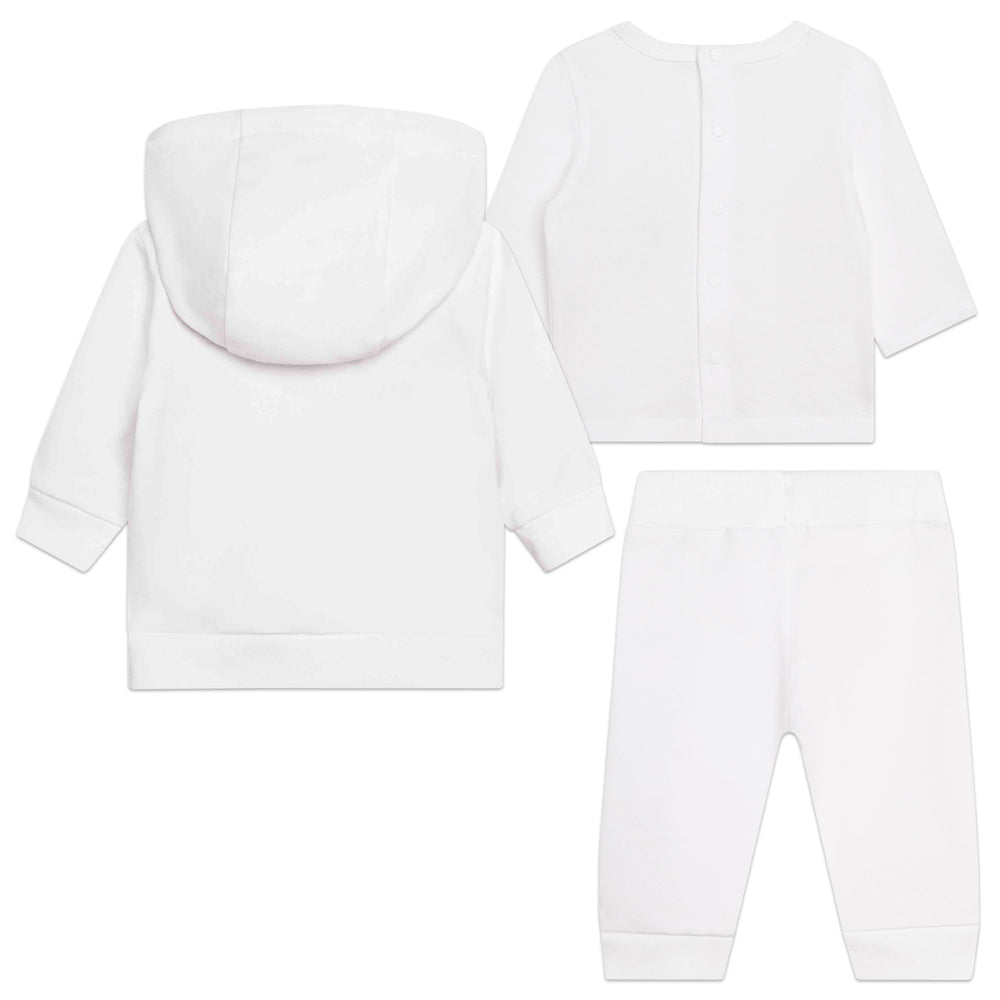 givenchy-h98179-10p-White Logo Outfit Set