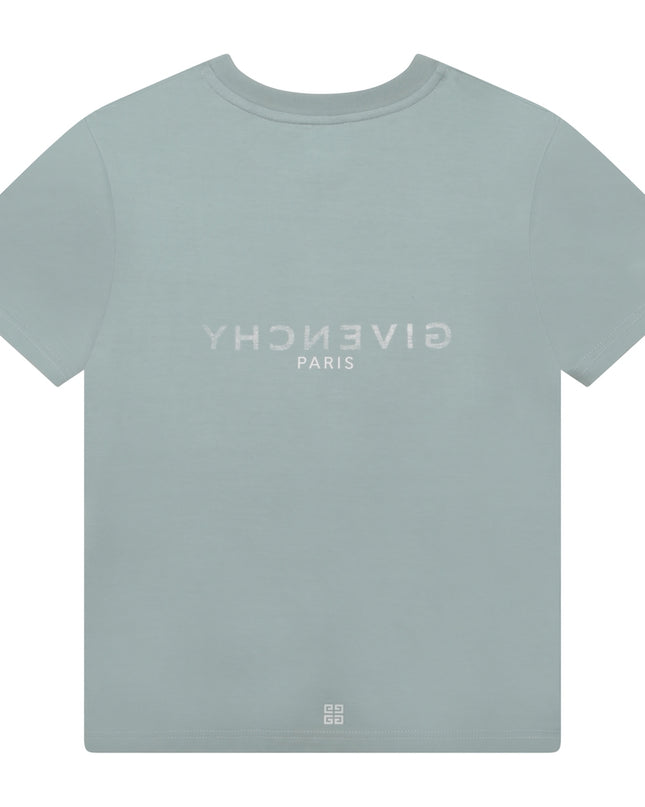 givenchy-h25446-773-Pale Blue Logo T-Shirt