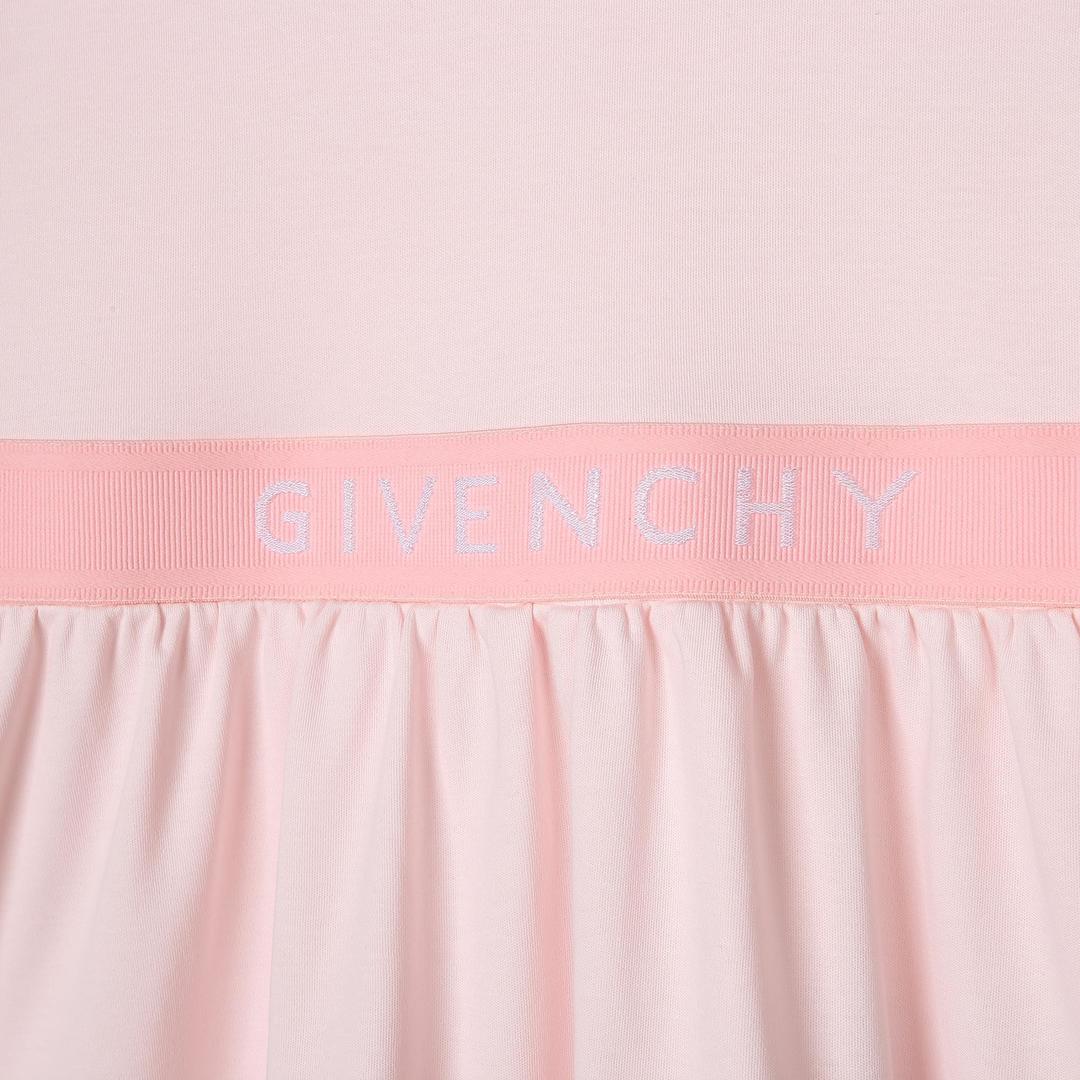 givenchy-h12331-44z-Pink Cotton T-Shirt Dress