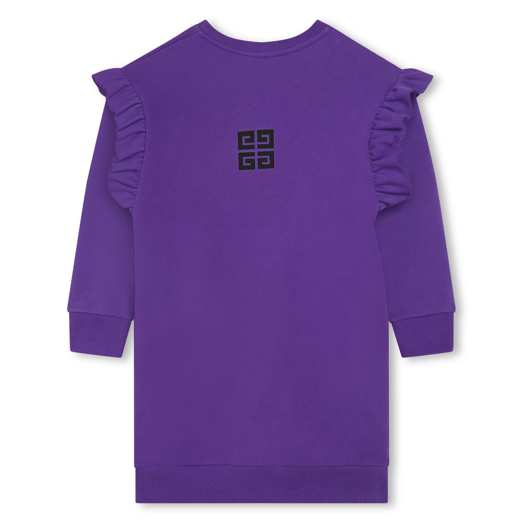givenchy-h12303-91c-Purple Long Sleeved Dress