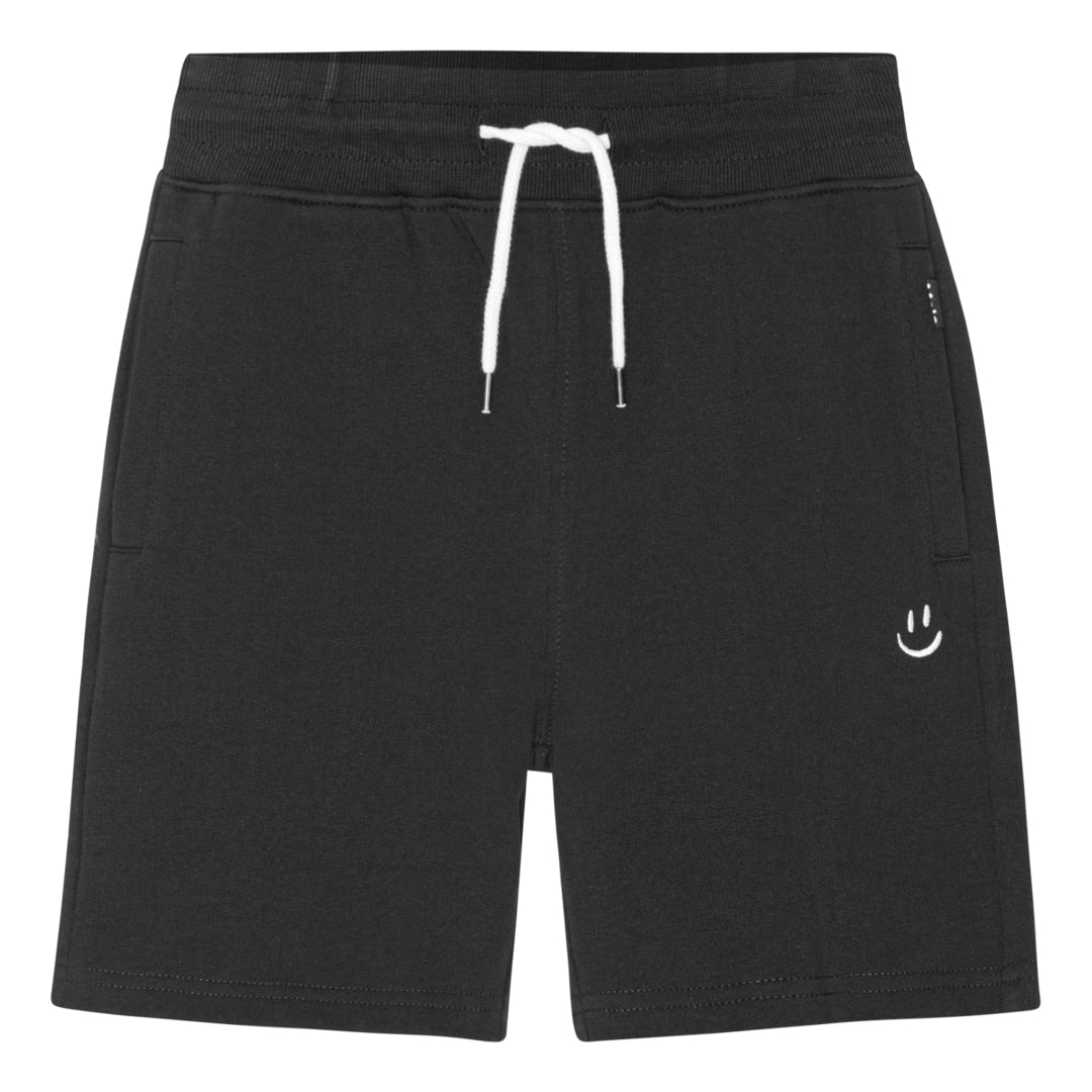 molo-6s24h202-0099-Black Logo Shorts