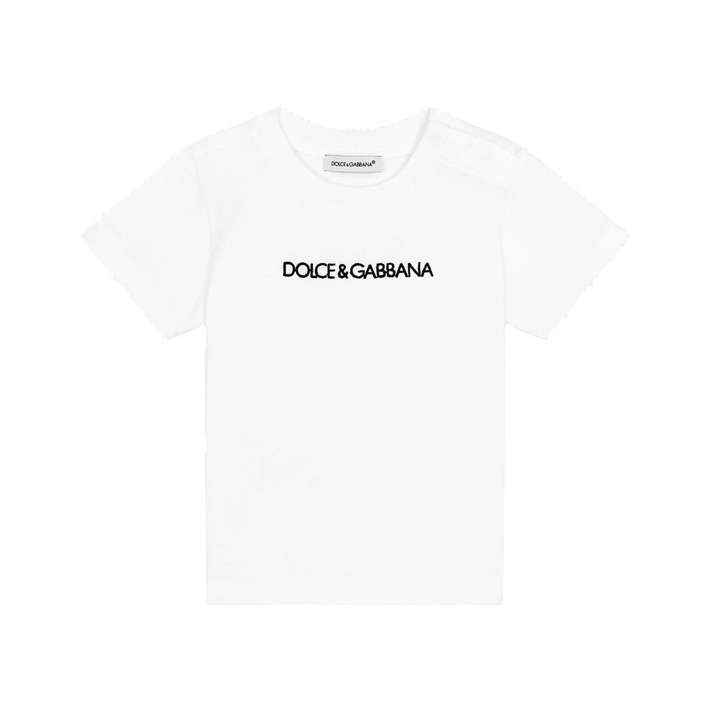 dg-White Logo T-Shirt-l1jt7w-g7stn-w0800