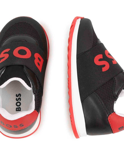 Red Logo Tape Sneakers