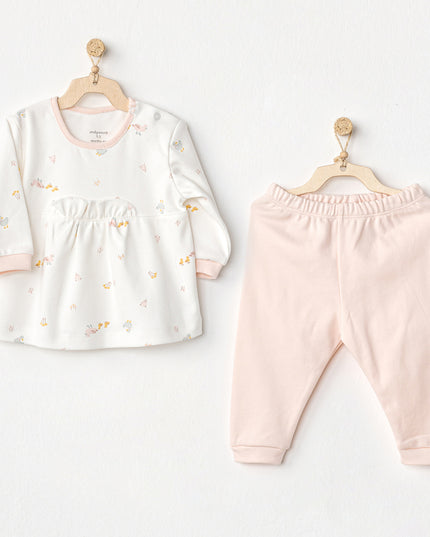 Pink Duck Ruffle Outfit