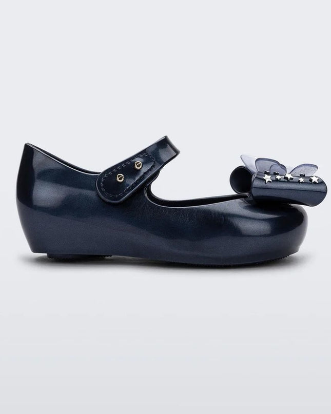 melissa-mini-melissa-ultragirl-star-ii-35725-as255-Metallic Blue Ballet Flat