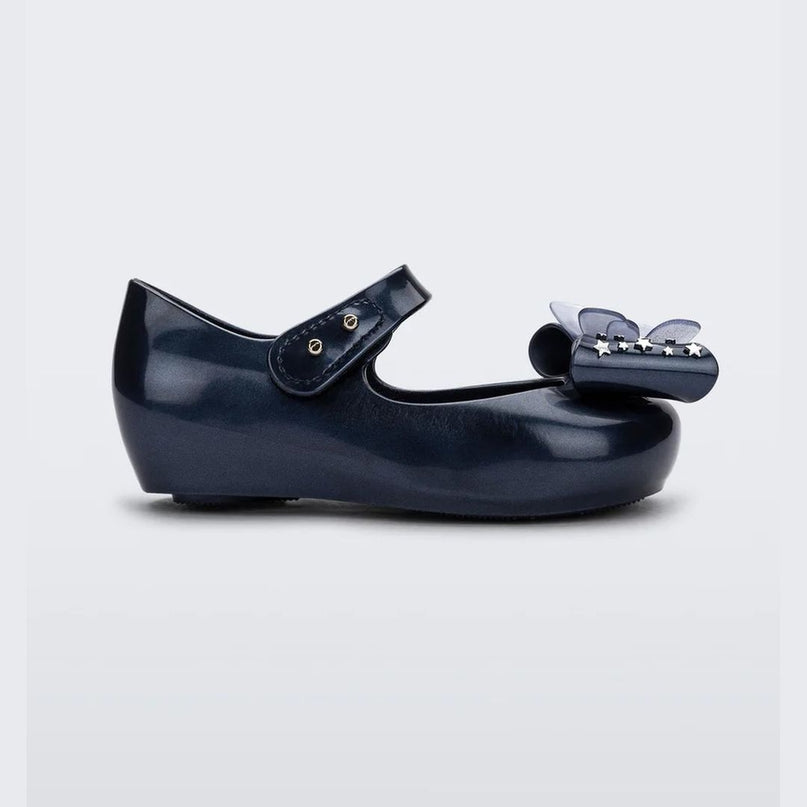 melissa-mini-melissa-ultragirl-star-ii-35725-as255-Metallic Blue Ballet Flat