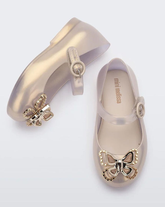 melissa-mini-melissa-sweet-love-fly-bb-35717-as457-Pearly Gold Sandals