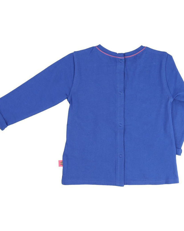 Billieblush Blue Star T-Shirt-Shirts-Billieblush-kids atelier