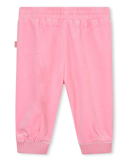 Kids Atelier-Billieblush-Pink Rainbow Side Stripe Sweatpants