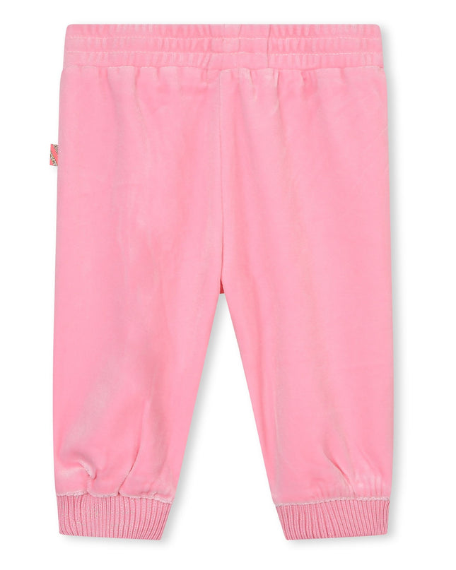 Kids Atelier-Billieblush-Pink Rainbow Side Stripe Sweatpants