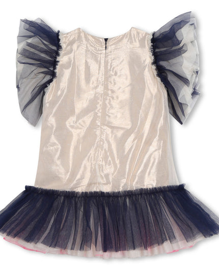 Kids Atelier-Billieblush-Navy Star Tulle Dress