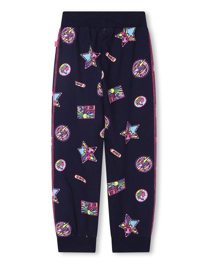 Kids Atelier-Billieblush-Navy Logo Patch Tracksuit