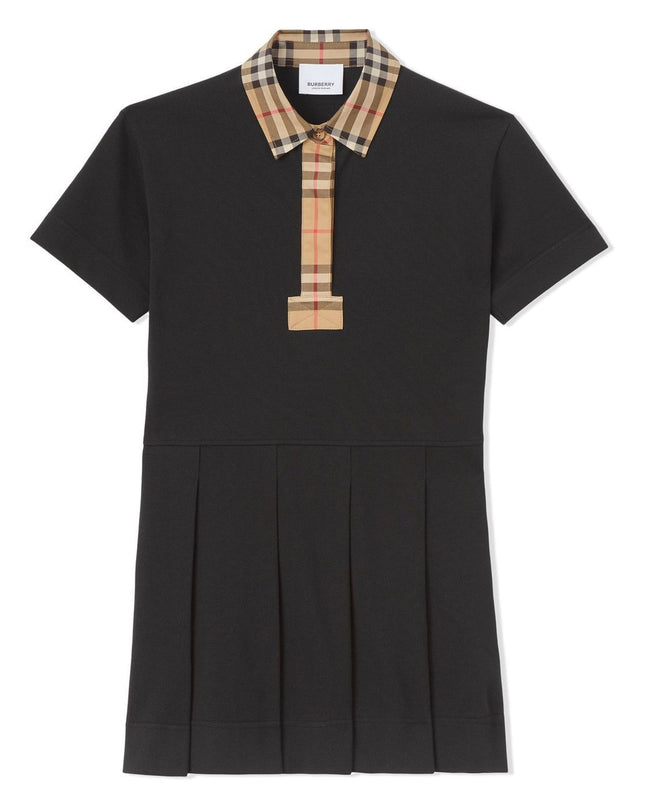 Kids Atelier-Burberry-Black Polo Dress