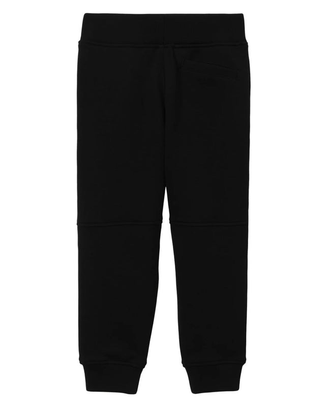 Kids Atelier-Burberry-Black Cotton Trousers