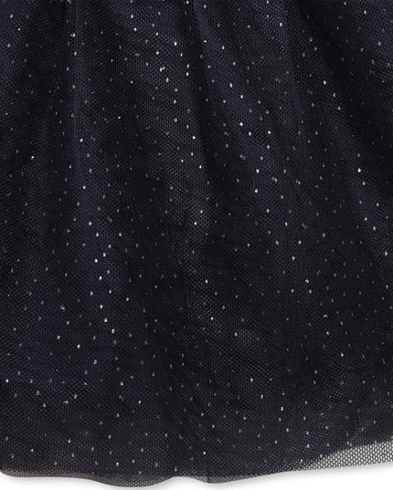 Kids Atelier-Carrement Beau-Navy Heart Knit Jersey Dress