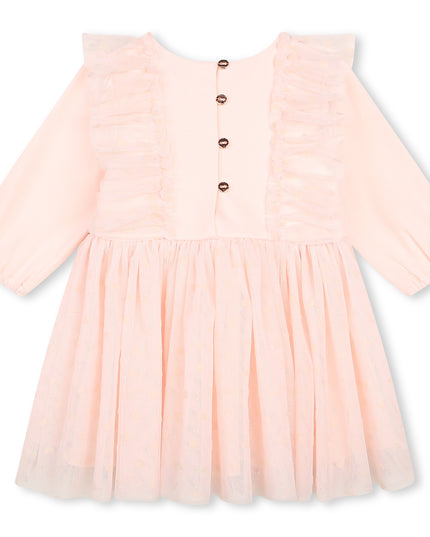 Kids Atelier-Carrement Beau-Pink Ruffle Ceremony Dress