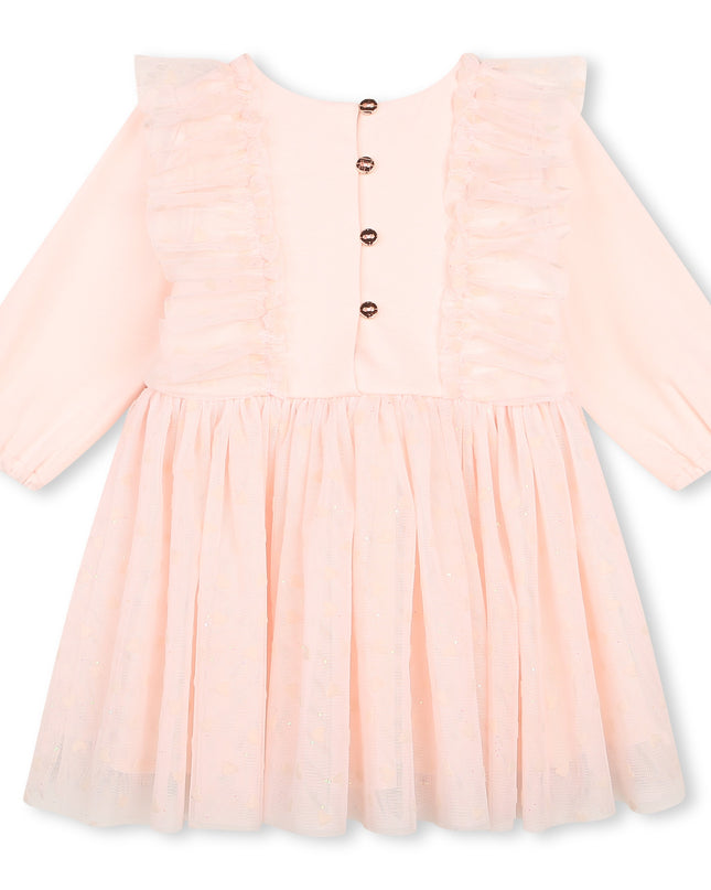 Kids Atelier-Carrement Beau-Pink Ruffle Ceremony Dress