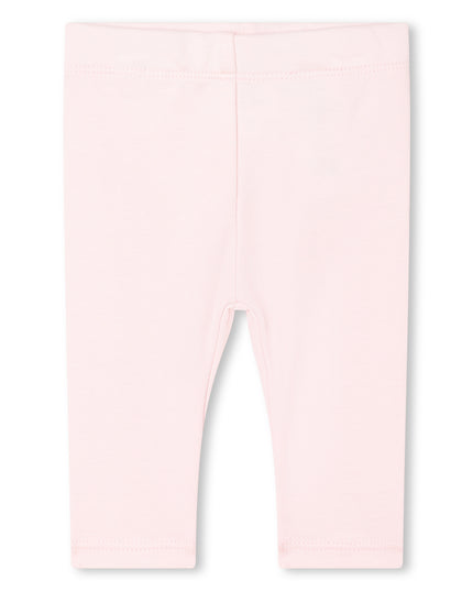 Kids Atelier-Carrement Beau-Pink Leaf Print Dress & Leggings