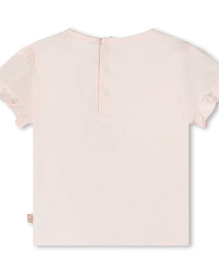 Kids Atelier-Carrement Beau-Ivory Apple Graphic T-Shirt