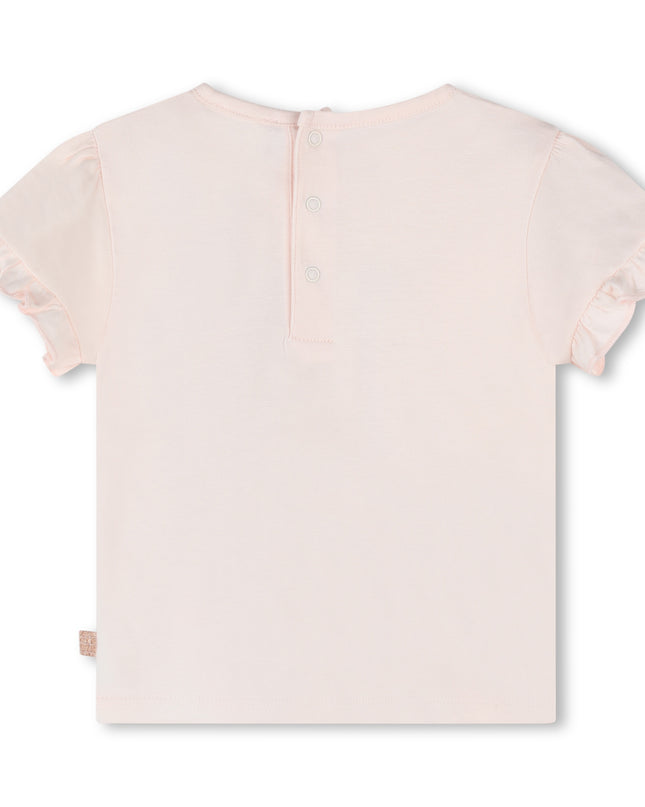 Kids Atelier-Carrement Beau-Ivory Apple Graphic T-Shirt