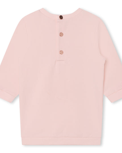 Kids Atelier-Carrement Beau-Pink Peacock Dress Outfit