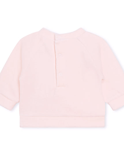 Kids Atelier-Carrement Beau-Pink Cherry Ruffle Outfit