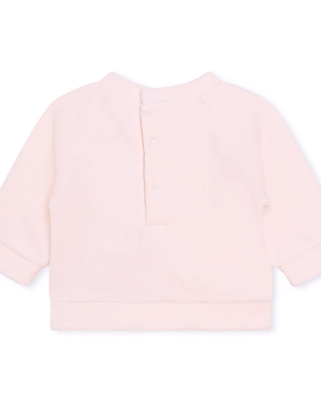 Kids Atelier-Carrement Beau-Pink Cherry Ruffle Outfit