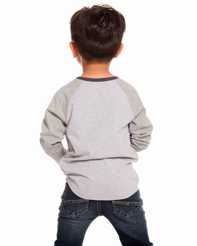 Kids Atelier-Deux Par Deux-Grey Surfboards Jersey Top