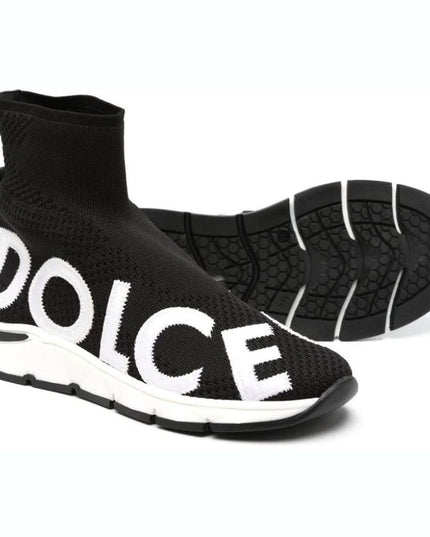 dg-Black Mesh Sorrento High-Top Sneakers-da5179-ak338-8b939