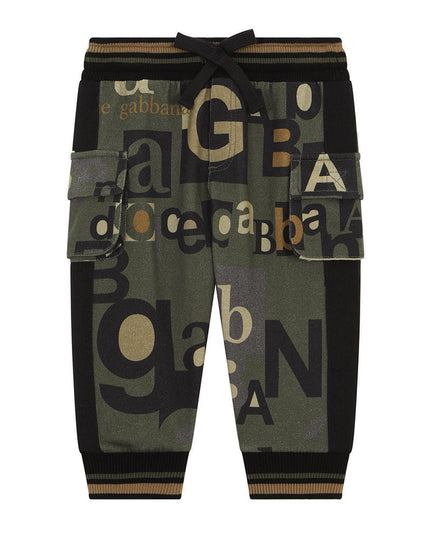 kids Atelier-Dolce & Gabbana-Army Green Sweatpants