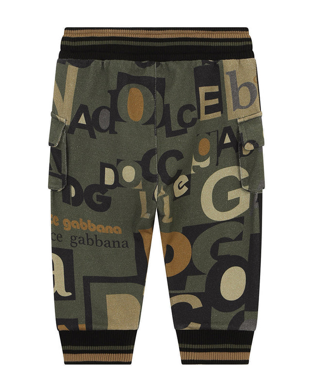 kids Atelier-Dolce & Gabbana-Army Green Sweatpants