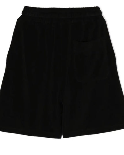 Kids Atelier-Dolce & Gabbana-Black Logo Shorts