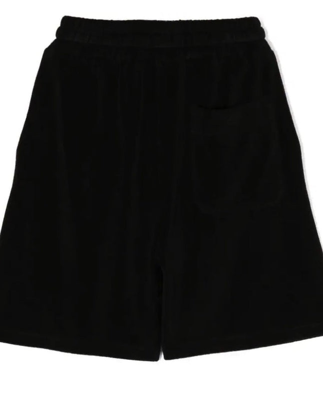 Kids Atelier-Dolce & Gabbana-Black Logo Shorts