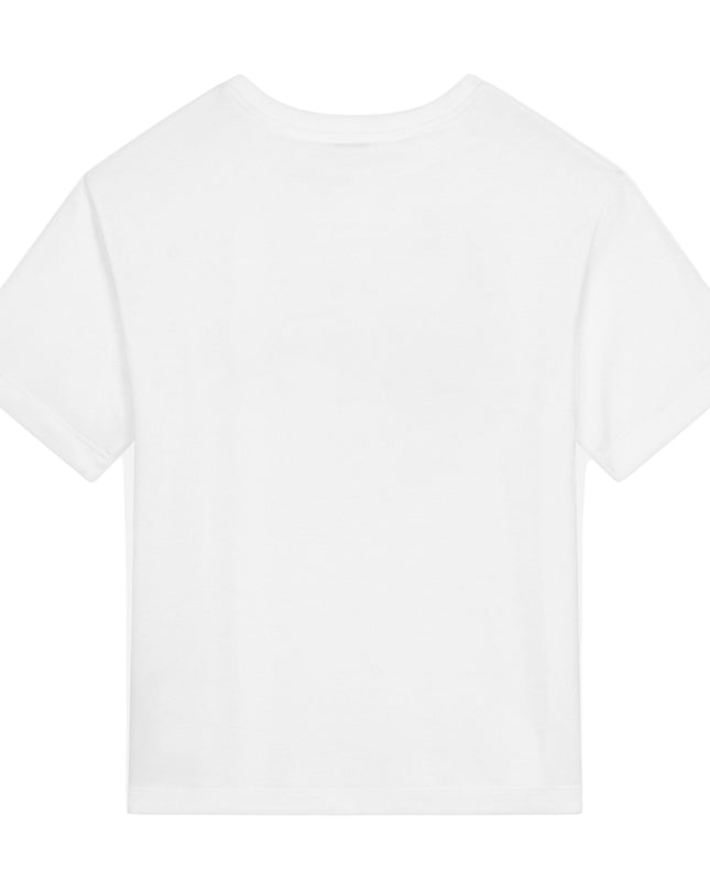 Kids Atelier-Dolce & Gabbana-White Logo T-Shirt