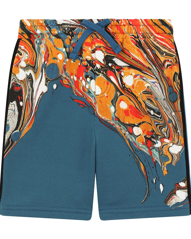 Kids Atelier-Dolce & Gabbana-Kid Boys Teal Shorts