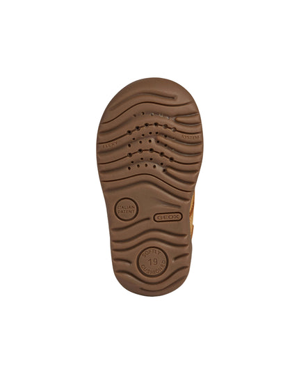 Kids Atelier-Geox-Beige Macchia Velcro Sneakers