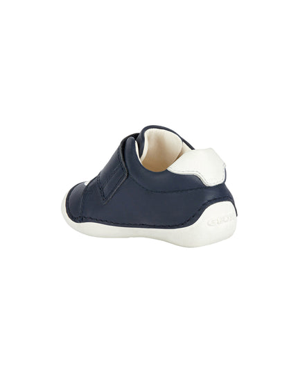 Kids atelier-Geox-Navy Tutim Puppy Velcro Shoes