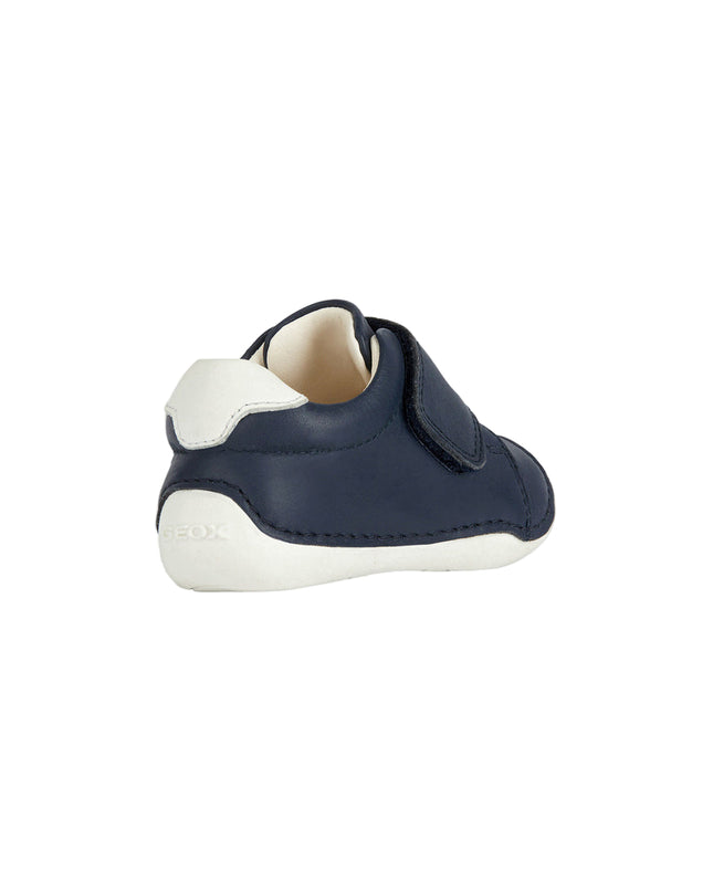 Kids atelier-Geox-Navy Tutim Puppy Velcro Shoes