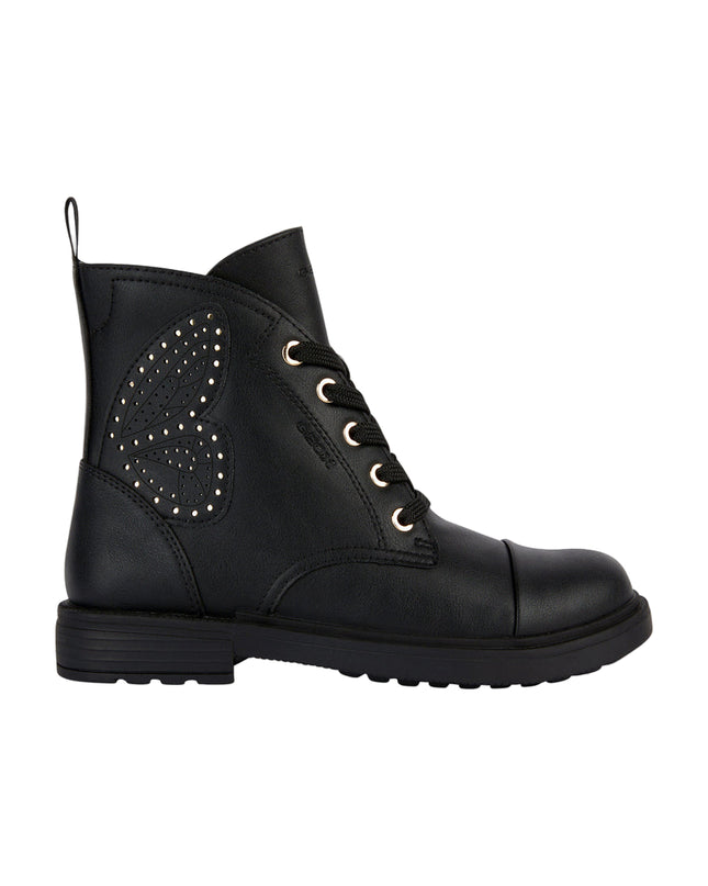 Kids Atelier-Geox-Black Eclair Butterfly Gem Boots