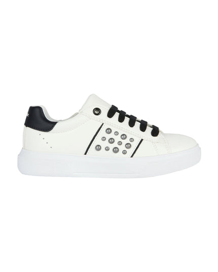 Kids atelier-Geox-White Nettuno Tab Sneakers