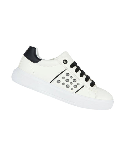 Kids atelier-Geox-White Nettuno Tab Sneakers