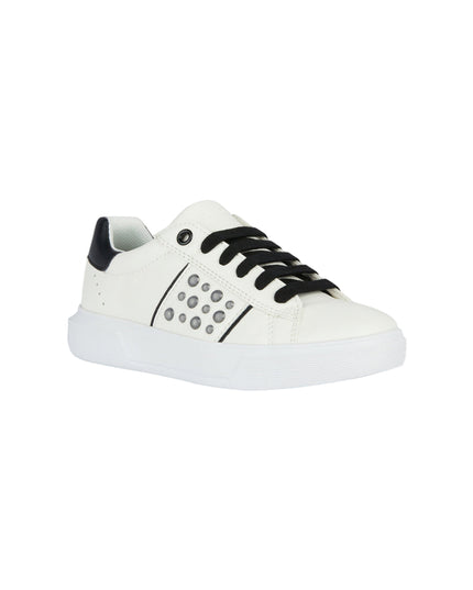 Kids atelier-Geox-White Nettuno Tab Sneakers