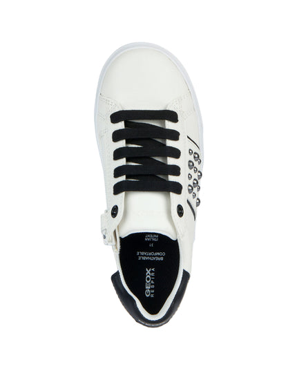 Kids atelier-Geox-White Nettuno Tab Sneakers
