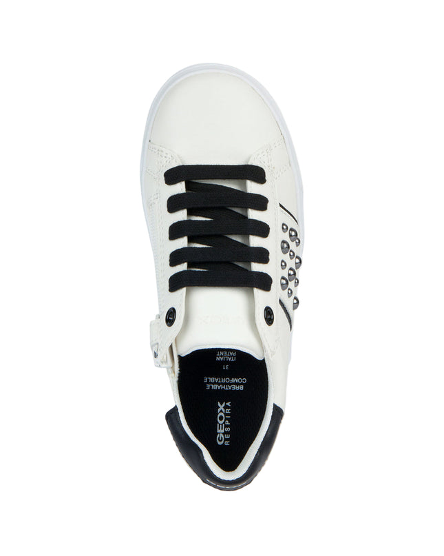 Kids atelier-Geox-White Nettuno Tab Sneakers