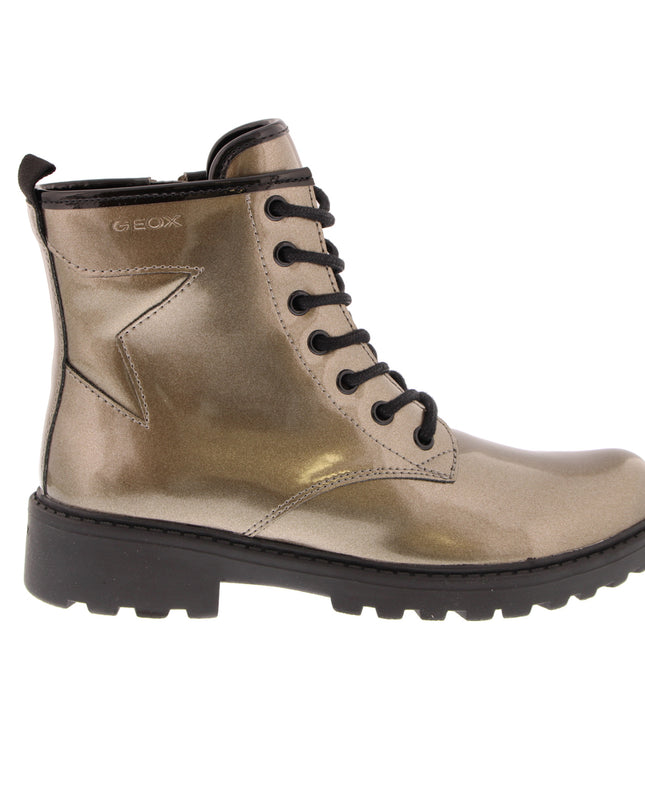 Kids Atelier-Geox-Gold Casey Star Ankle Boots